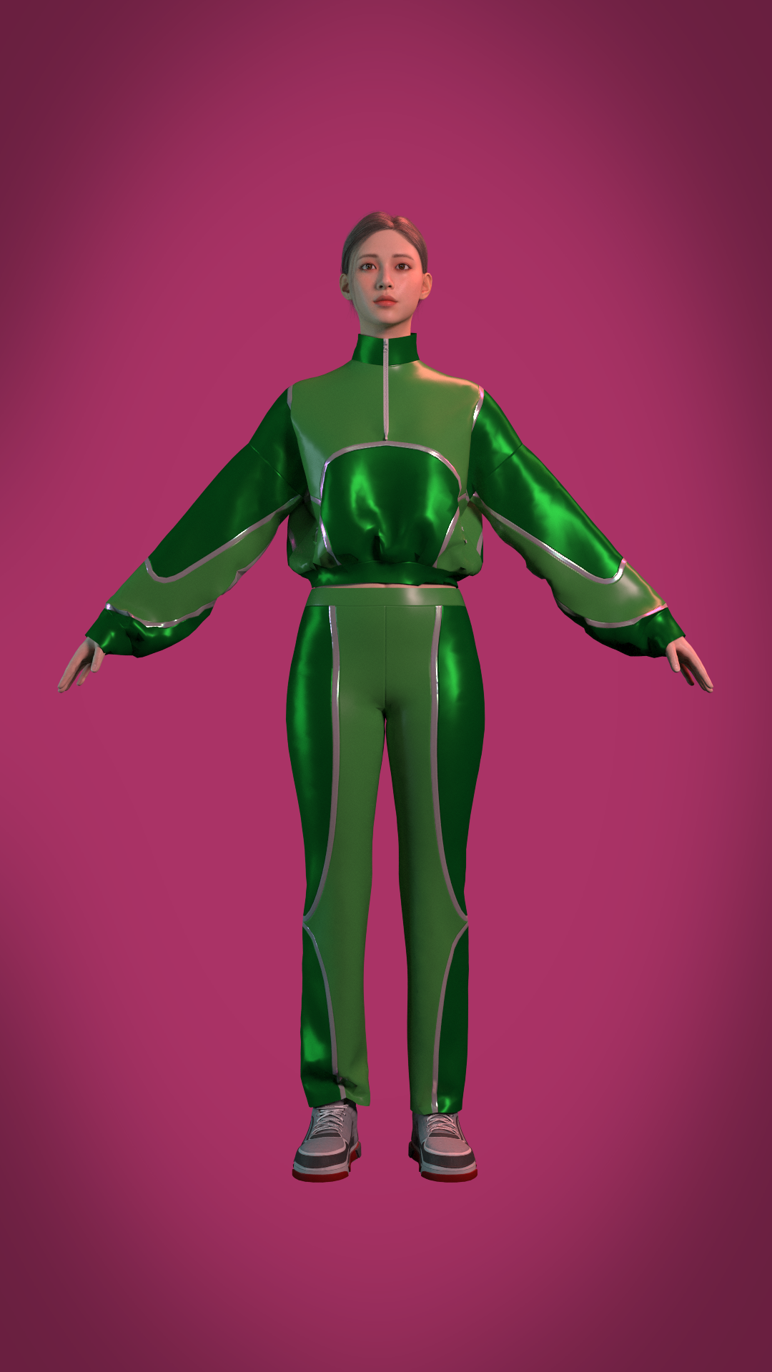 Futuristic Streetwear Tracksuit